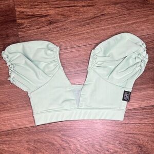 Mint Green Tiger Friday Damsel Top CXS